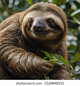 Sloths are slow-moving, tree-dwelling mammals native to Central and South America. 