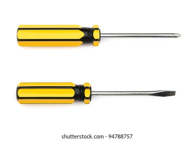 slotted screw driver & phillips screw driver