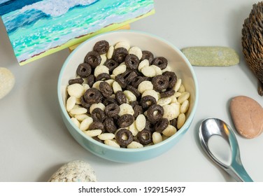 Slough, UK: 04.03.2021 - Beautiful Bowl Of Cereal