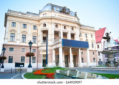 Slovak National Theatre In Bratislava, Slovakia.  It Was Founded In 1920.