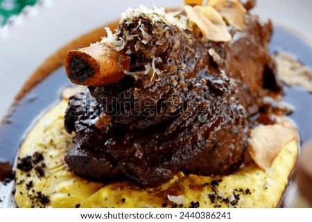 slow braised lamb shank with creamy polenta easter special italian food