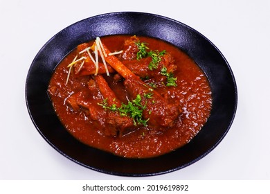 Slow Cooked Indian Lamb Shank Curry, Also Known As Nalli Rogan Josh