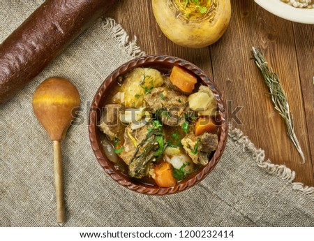 Similar – Image, Stock Photo Beef Stew Meat Vegetable