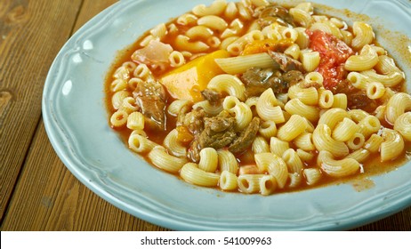 Slow Cooker  Beef And Tomato Macaroni Soup