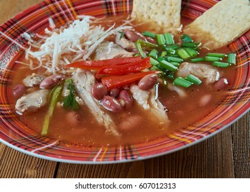 Slow Cooker Chicken Enchilada Soup 