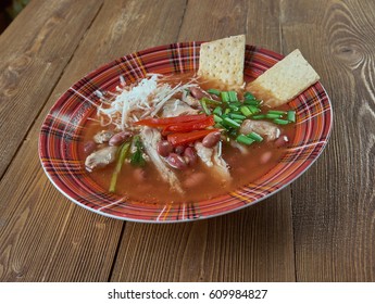 Slow Cooker Chicken Enchilada Soup 