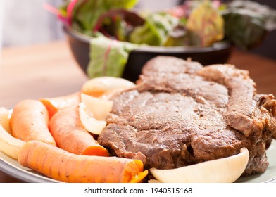 Slow Cooker Pot Roast With Swiss Chard Mashed Potatoes And Gravy