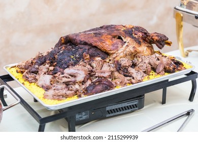 Slow Roasted Leg Of Lamb Carving Station