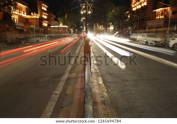 slow shutter speed night\
photography\
click in jaipur on chora rashta \
click in jaipur \
in\
nov 2018