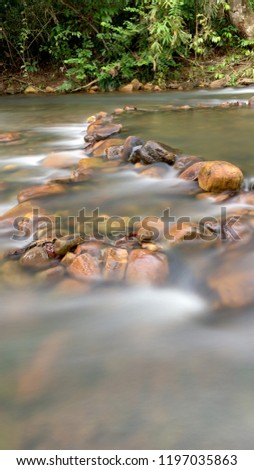 Slowshutter of river water