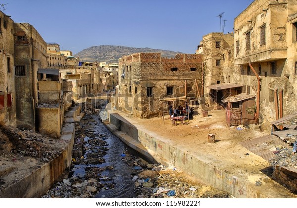 Political Correctness, LGBTQ, #meToo and other related topics - Page 4 Slums-downtown-fez-morocco-600w-115982224