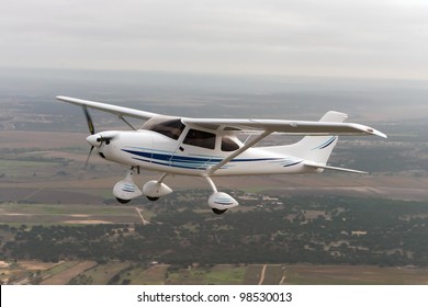 Small Airplane Flying