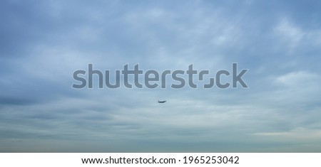 Similar – Image, Stock Photo up and away Sky Twilight