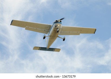 Small Airplane Flying Overhead, Palo Alto, California