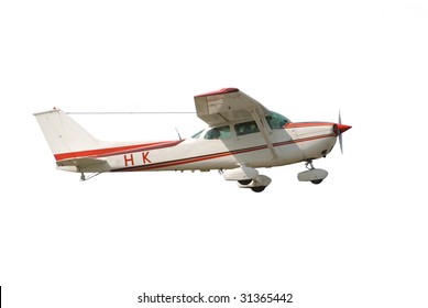 Small airplane isolated on white background - Shutterstock ID 31365442
