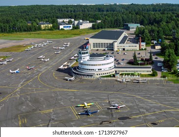 Small Airport In Helsinki Finland