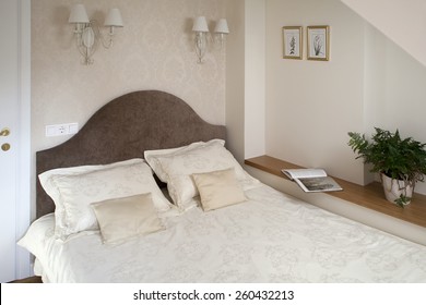Small Attic Bedroom Interior