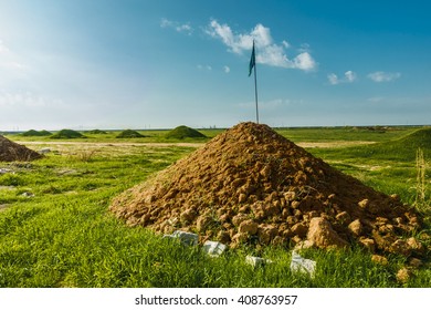 Small Backfilled Hill In Iraqi Desert