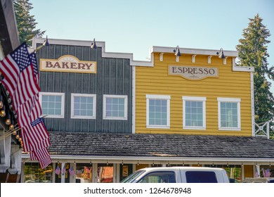 Small Bakery And Cafe Outside Portland Oregon In The Town Of Sandy