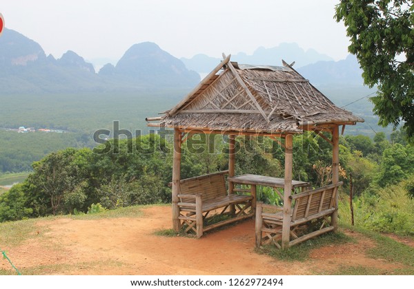 Small Bamboo Garden House Beautiful View Stock Photo Edit Now