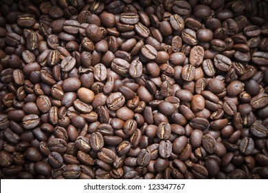 Small Batch Speciality Coffee Beans Close Up