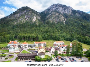 Small Bavarian Town In The Mountains