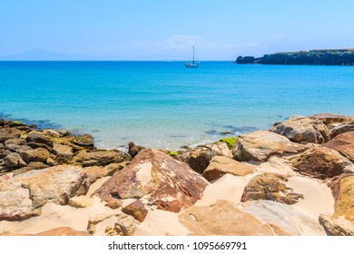 Small Bay With Beach In Tarifa Town, Costa De La Luz, Spain