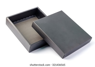 Small Black Box Isolated On White Background