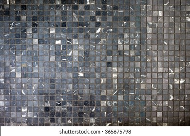 Small Black Grey Mosaic Tiles