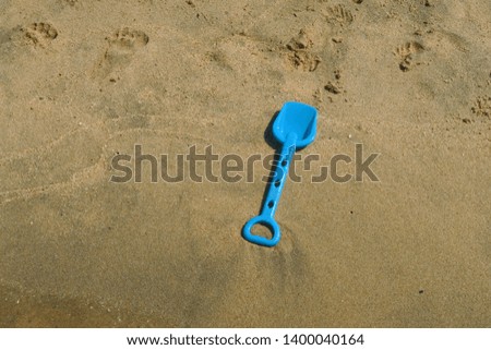 Similar – Image, Stock Photo Shovel and starfish on the beach