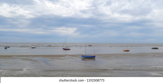 Small Boats Of The Coast Of Wirral Peninsula, UK