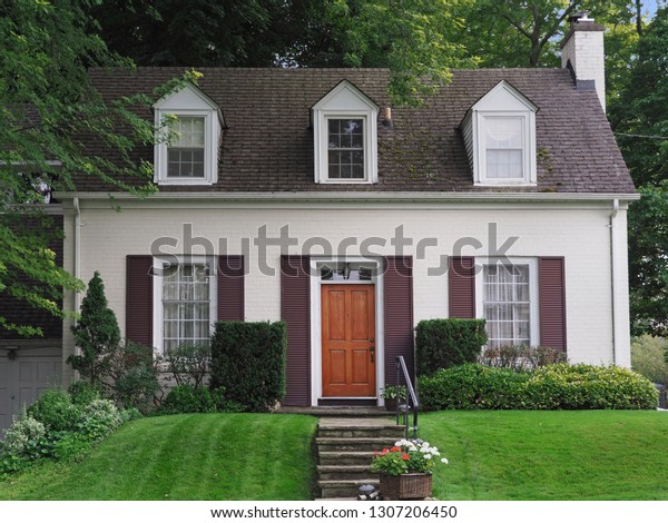 Small Brick House Dormer Windows Stock Photo Edit Now 1307206450