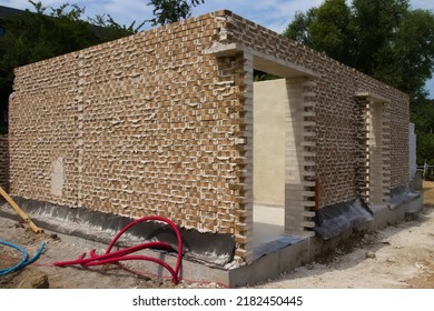 Small Brick House Under Construction