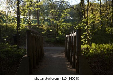 Small Bridge In Cherokee Park, Louisville, KY, USA