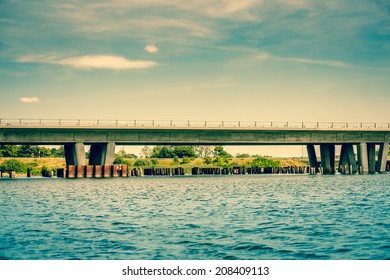 Small bridge over a river