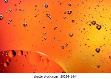 small bubbles in a glass of water