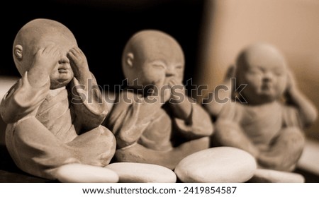 Small Buddha Figures 3 Types 