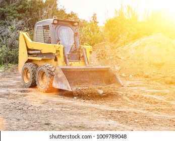 Small Bulldozer Does The Work