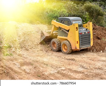 Small Bulldozer Does The Work