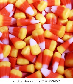 A small bunch of Candy Corn