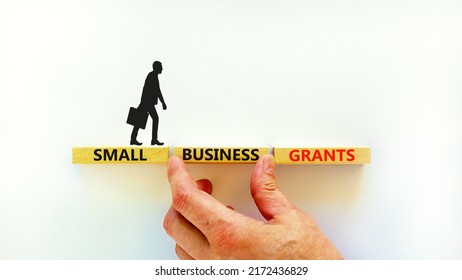 Small Business Grants Symbol Concept Words Stock Photo 2172436829 ...