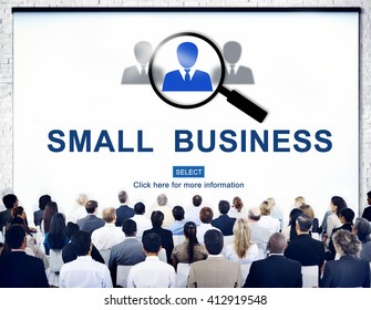 Small Business Information Development Niche Concept