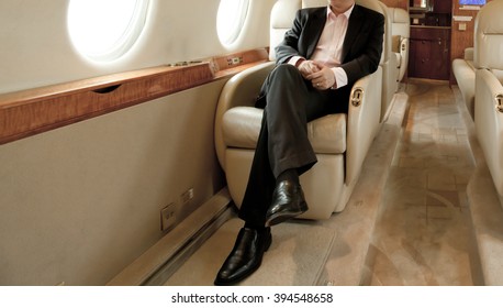 Small Business Jet Plane Interior