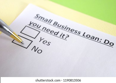 Small Business Loan: Do You Need It? Yes Or No