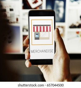 Small Business Merchandise Retail Online Shop Graphic