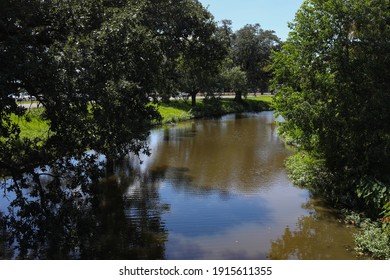 Small Canal In Rural Louisiana