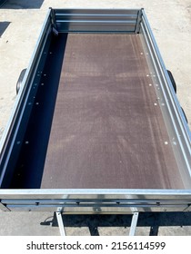 Small Car Trailer Used For Easy Freight Transportation.