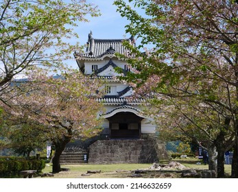 A Small Castle Tower Of Uwajima Castle
