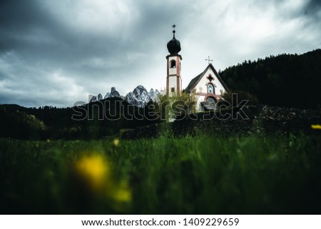 Similar – Foto Bild die kirche im dorf…