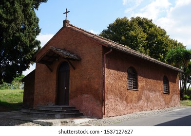 Small Chapel Near Rome Catacombs In Appian Way